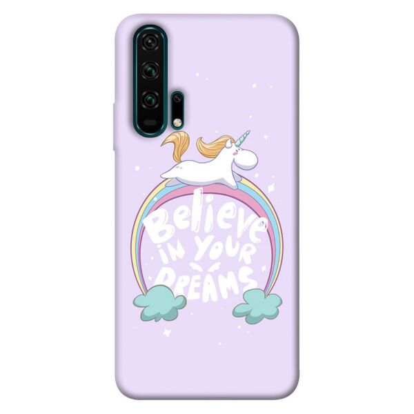 

Чехол itsPrint Believe in your dreams unicorn для Huawei Honor 20 Pro