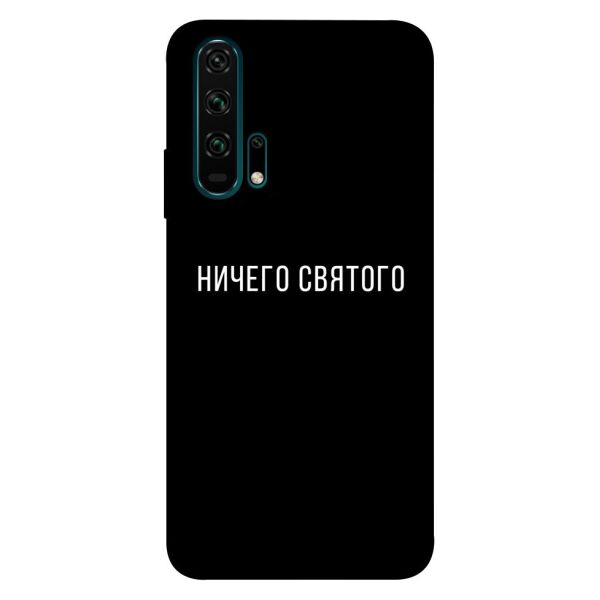 

Чехол itsPrint Ничего святого black для Huawei Honor 20 Pro