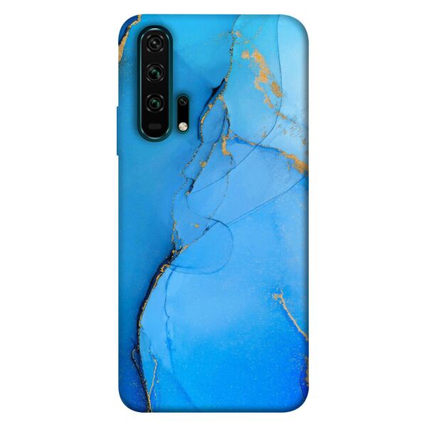 

Чехол itsPrint Синий с золотом для Huawei Honor 20 Pro