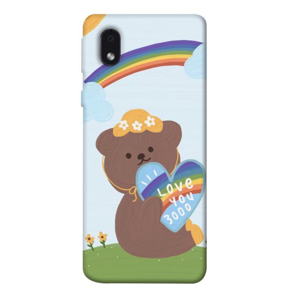 

Чехол itsPrint Мишка с сердцем для Samsung Galaxy M01 Core / A01 Core
