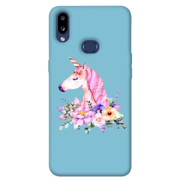 

Чехол itsPrint Счастливый единорог для Samsung Galaxy M01s