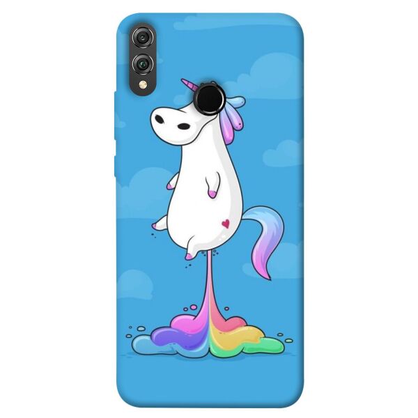 

Чехол itsPrint Единорог с радугой 2 для Huawei Honor 8X