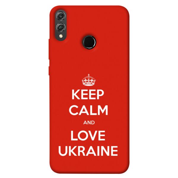 

Чехол itsPrint Keep calm and love Ukraine для Huawei Honor 8X