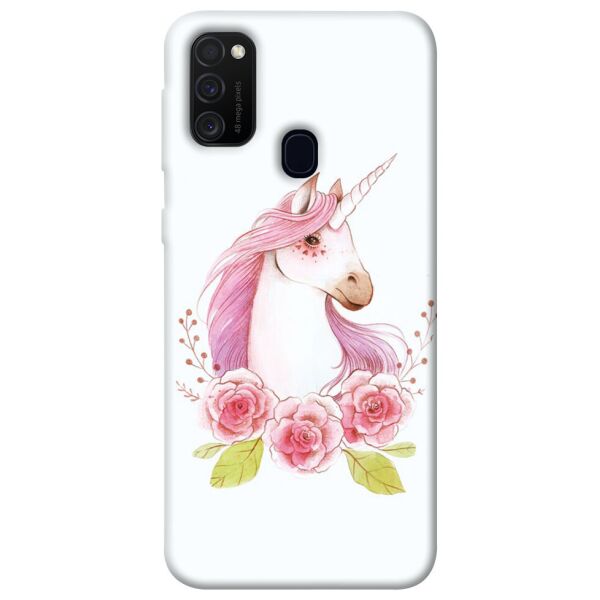 

Чехол itsPrint Единорог с цветами для Samsung Galaxy M30s / M21