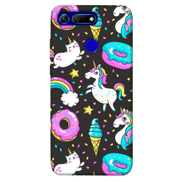 

Чехол itsPrint Паттерн единороги для Huawei Honor View 20 / V20