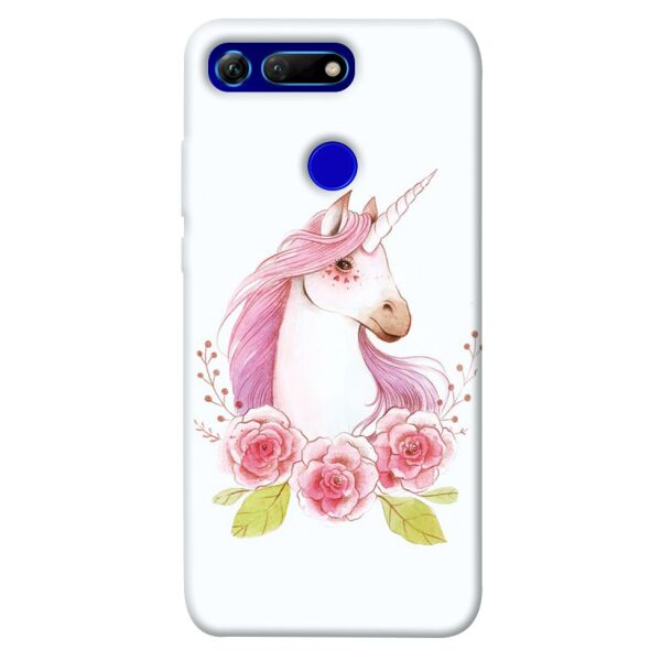 

Чехол itsPrint Единорог с цветами для Huawei Honor View 20 / V20