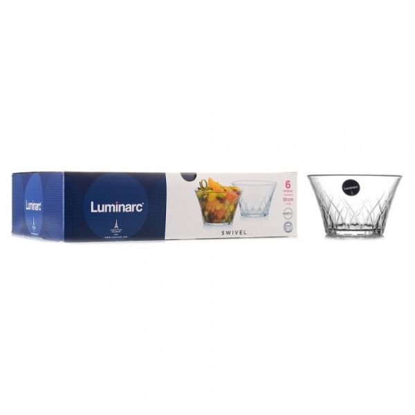 

Набор салатников Luminarc Swivel 100 мм 6 шт (N8018)