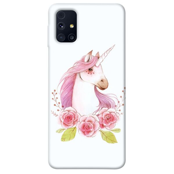 

Чехол itsPrint Единорог с цветами для Samsung Galaxy M31s