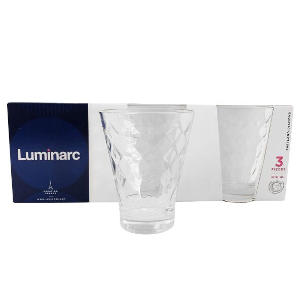 

Стакан низкий Luminarc Шетланд Дайамонд 350мл 3шт (P2770)