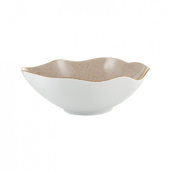 

Салатник Lubiana Stone age decor 22 см бежевый (4622M)