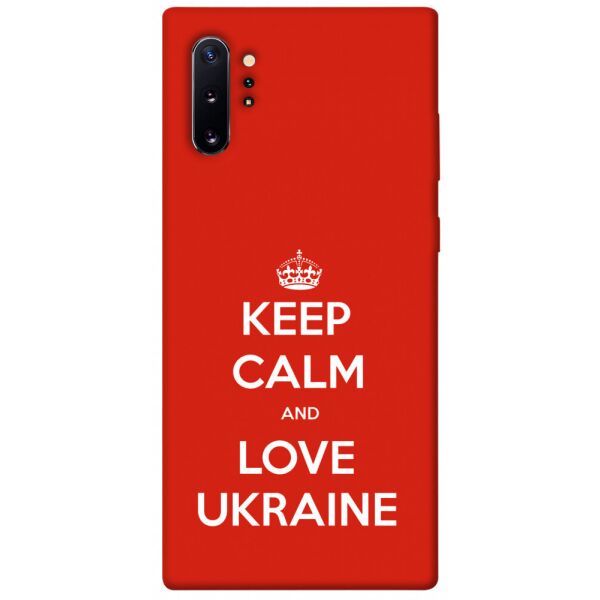 

Чехол itsPrint Keep calm and love Ukraine для Samsung Galaxy Note 10 Plus