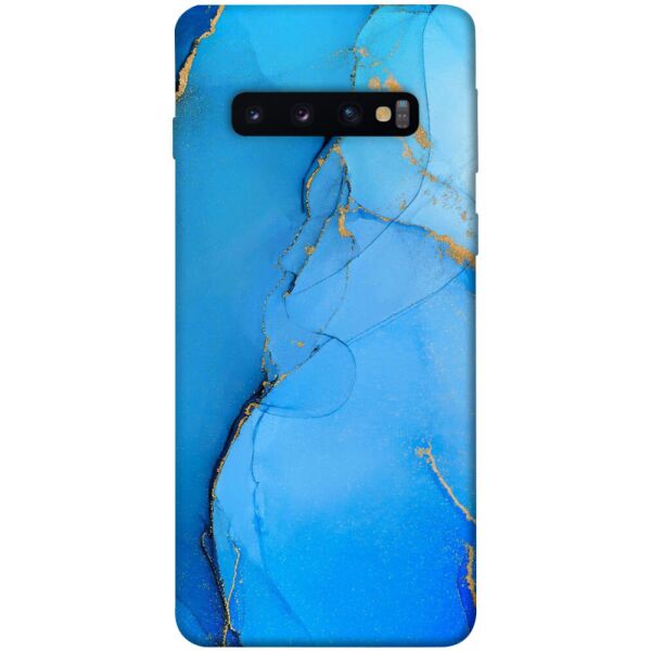 

Чехол itsPrint Синий с золотом для Samsung Galaxy S10