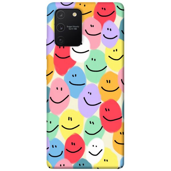 

Чехол itsPrint Разноцветные смайлы для Samsung Galaxy S10 Lite