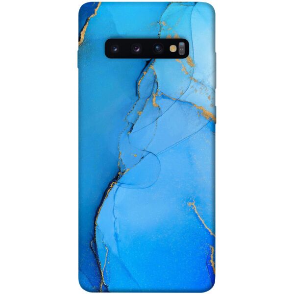 

Чехол itsPrint Синий с золотом для Samsung Galaxy S10+