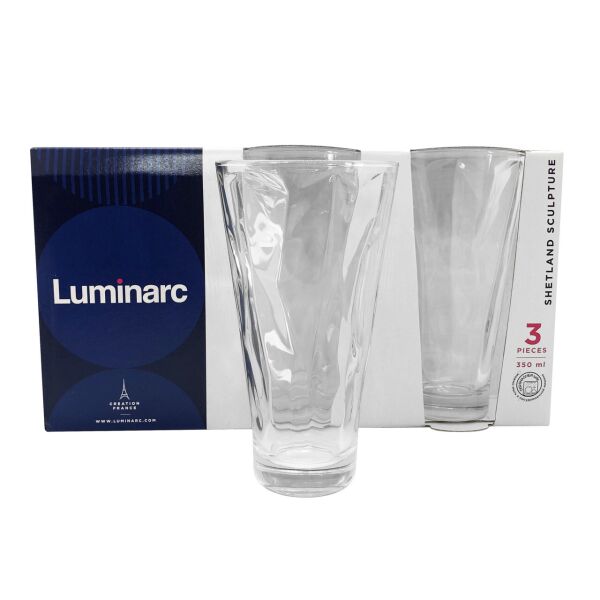 

Набор стаканов Luminarc Шетланд Скульптура высоких 350мл 3шт (P2766)