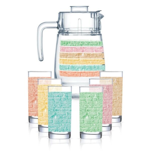 

Набор Luminarc Amsterdam Luscious Rainbow 7 предметов для напитков (Q2737)