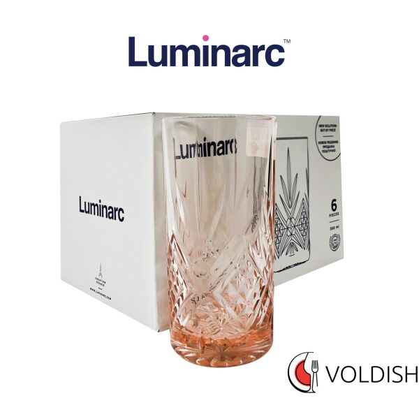 

Стакан Luminarc Зальцбург высокий 380мл 6шт (P9166)