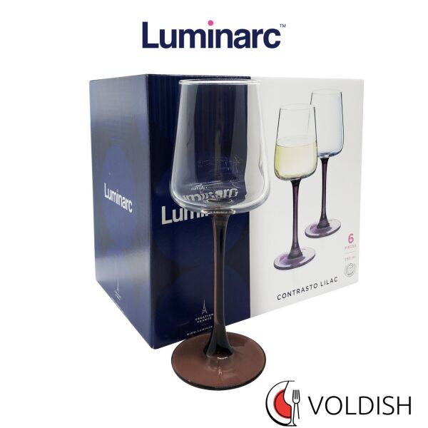 

Бокал Luminarc Контрасто для вина 250мл 6шт (P9603)