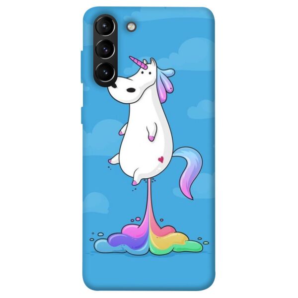 

Чехол itsPrint Единорог с радугой 2 для Samsung Galaxy S21+