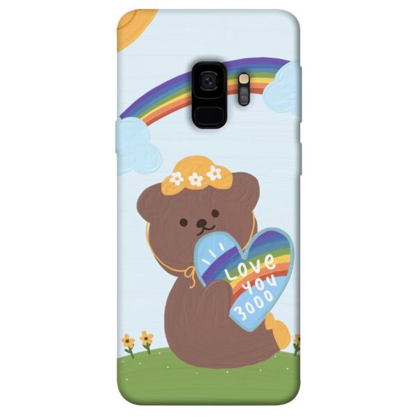 

Чехол itsPrint Мишка с сердцем для Samsung Galaxy S9