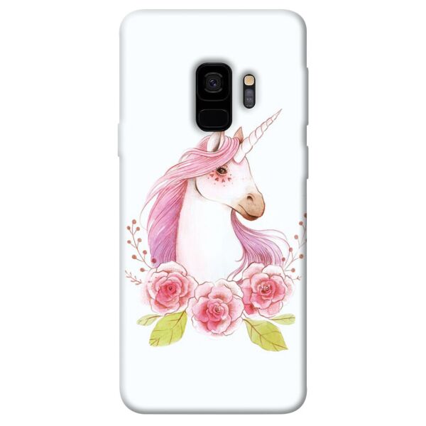 

Чехол itsPrint Единорог с цветами для Samsung Galaxy S9