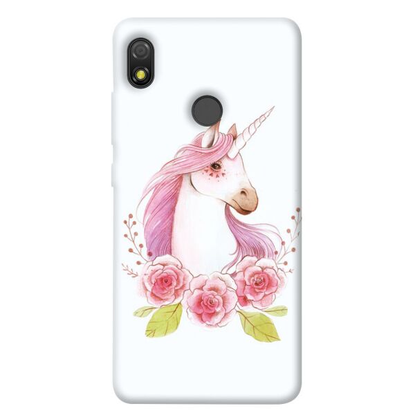 

Чехол itsPrint Единорог с цветами для TECNO POP 3