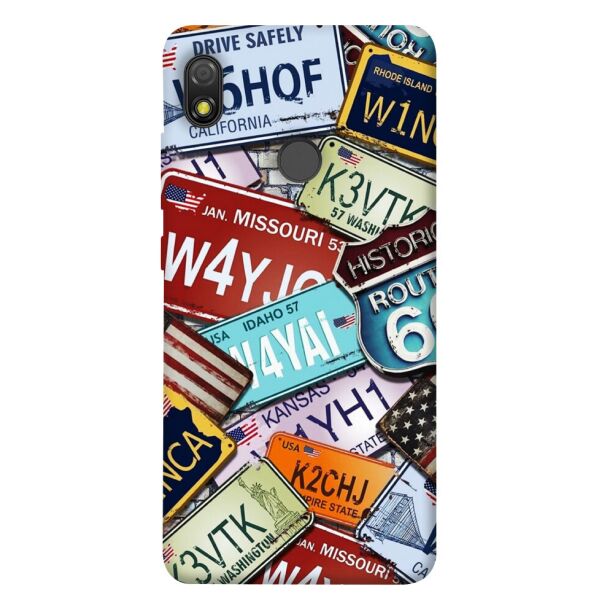 

Чехол itsPrint License plate для TECNO POP 3