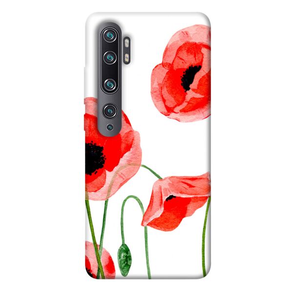

Чехол itsPrint Акварельные маки для Xiaomi Note 10 Pro