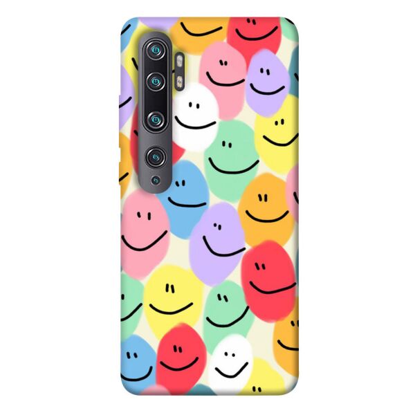 

Чехол itsPrint Разноцветные смайлы для Xiaomi Note 10 Pro