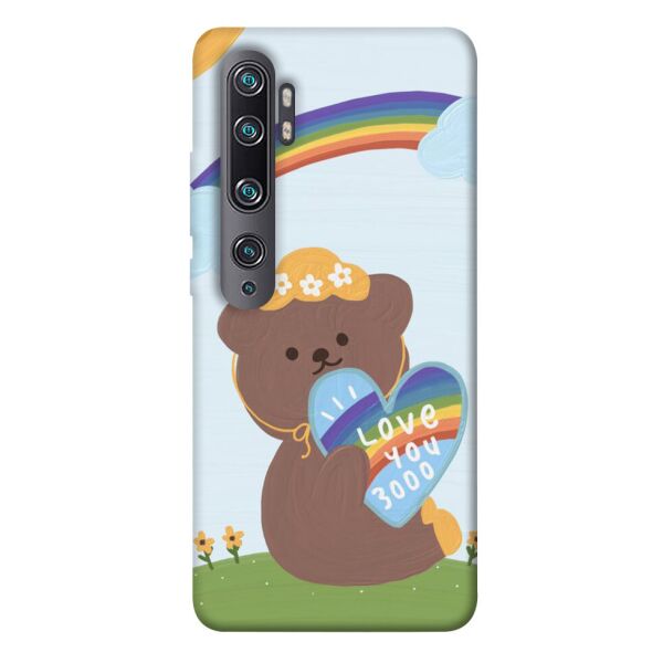

Чехол itsPrint Мишка с сердцем для Xiaomi Note 10 Pro