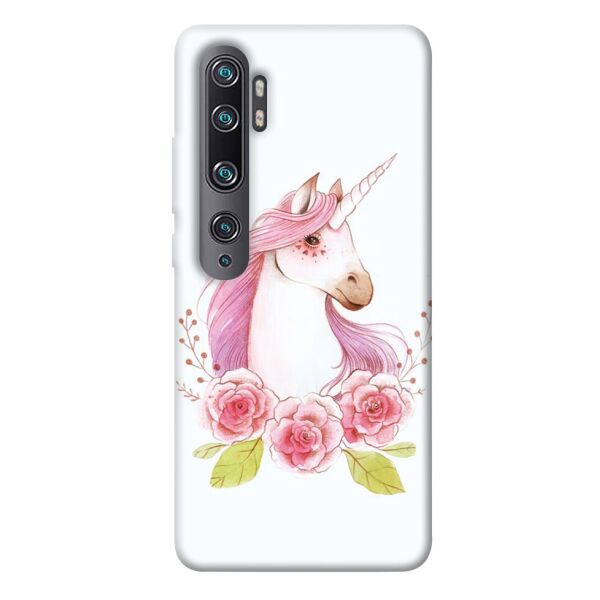 

Чехол itsPrint Единорог с цветами для Xiaomi Note 10 Pro
