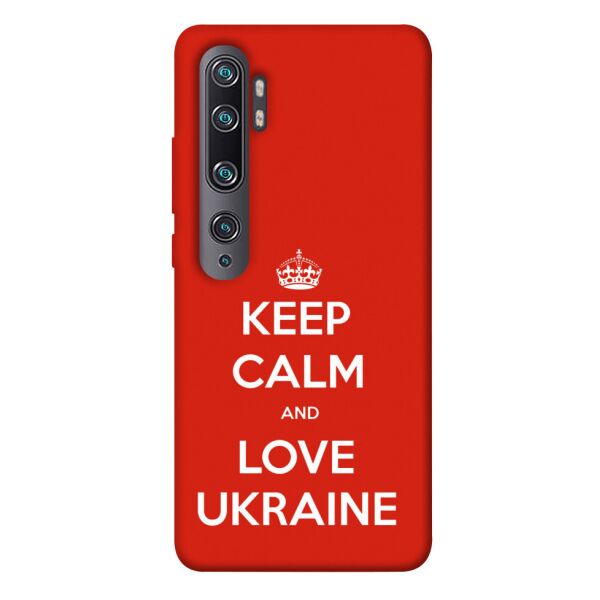 

Чехол itsPrint Keep calm and love Ukraine для Xiaomi Note 10 Pro