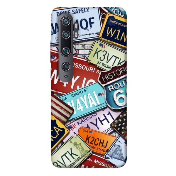 

Чехол itsPrint License plate для Xiaomi Note 10 Pro
