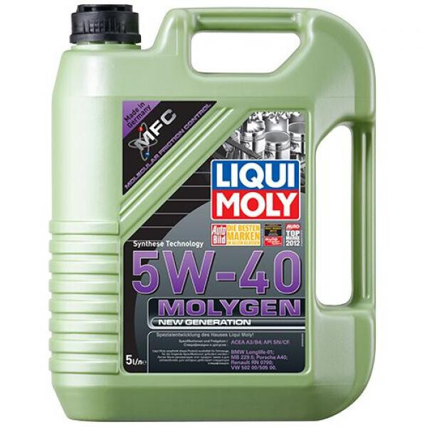 

Моторное масло Liqui Moly Molygen New Generation 5W-40 5л.
