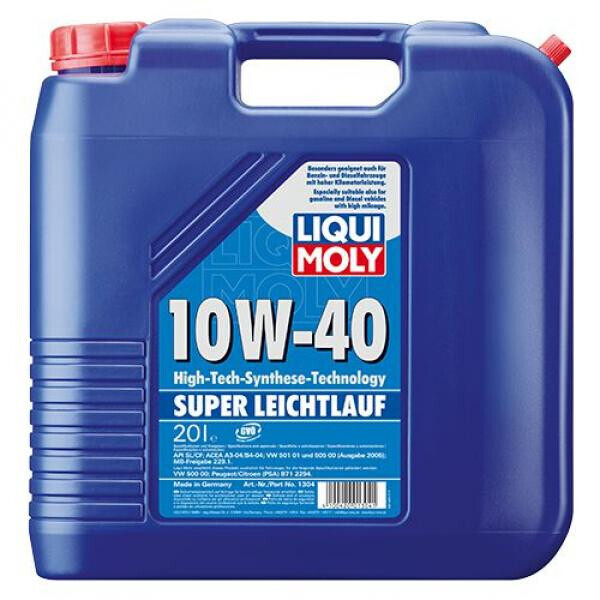 

Моторное масло Liqui Moly Super Leichtlauf 10W-40 20л.