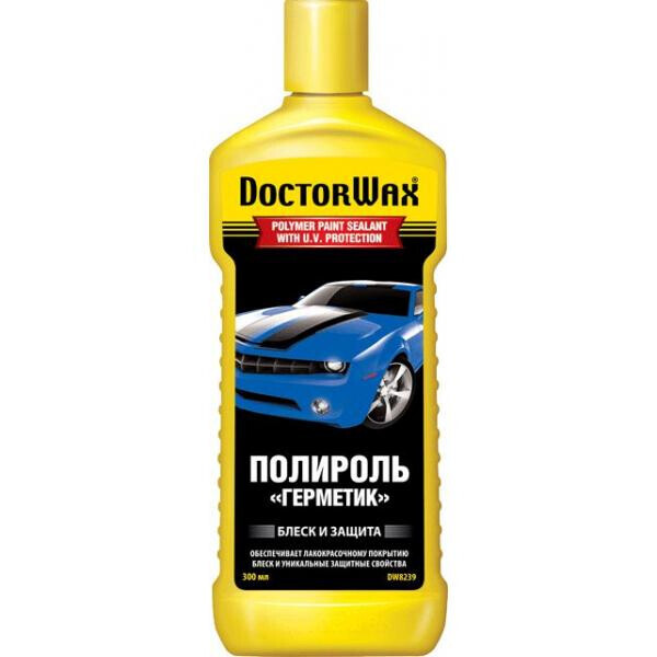 

Полироль ";Герметик"; с защитой от ультрофиолетовых лучей Doctor Wax 300 мл.