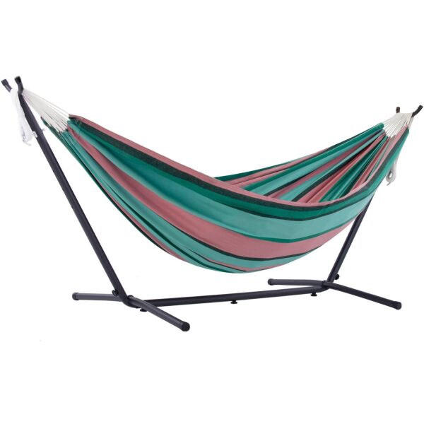 

Гамак со стойкой и сумкой Double Cotton Hammock with Stand