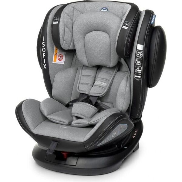 

Автокресло El Camino (0-36кг) ME 1045 EVOLUTION 360 ISOFIX (premium grey)