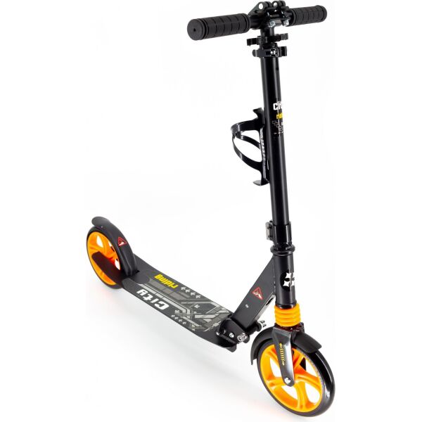 

Самокат Scooter 681 Kids City с клипсой и подстаканником Черный