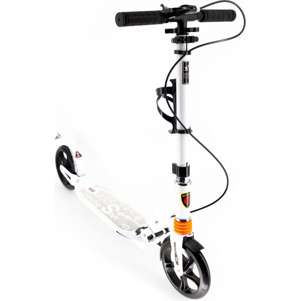 

Самокат Scooter с клипсой и подстаканником 116-C1 большие колеса Белый