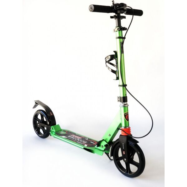 

Самокат Scooter с клипсой и подстаканником 116-D2 большие колеса Салатовый