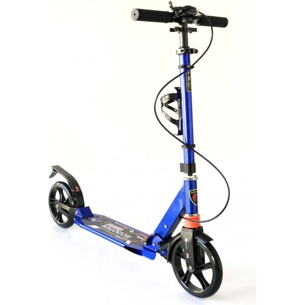

Самокат Scooter с клипсой и подстаканником 116-D2 большие колеса Синий