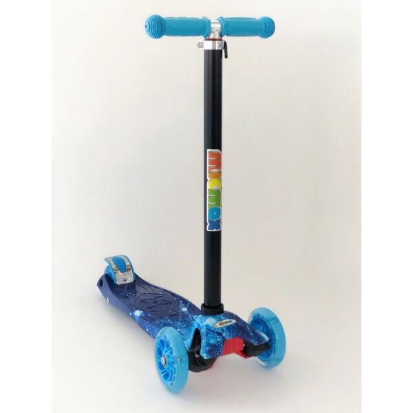 

Самокат детский Scooter Pro с подсветкой колес 030 Синий с Голубым