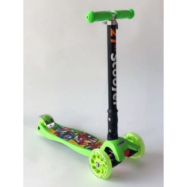 

Самокат детский Scooter с подсветкой колес 03 MZ Салатовый