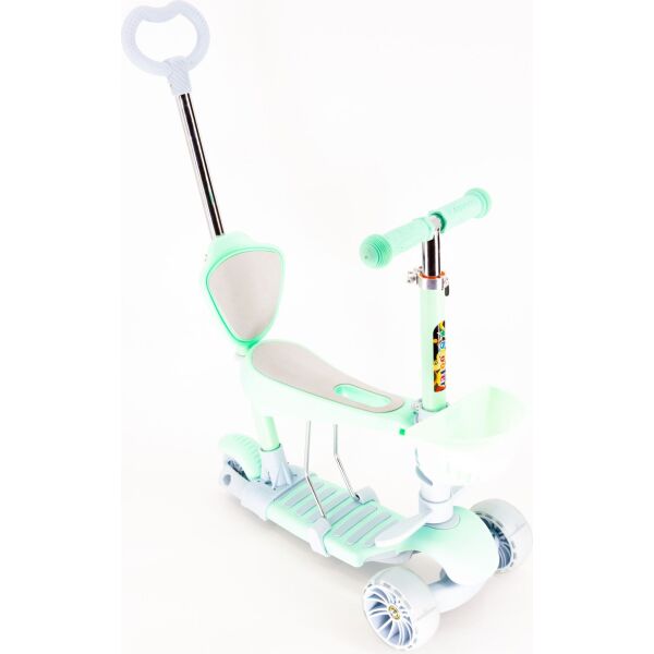

Самокат с ручкой Scooter NEW HH12M Бирюзовый