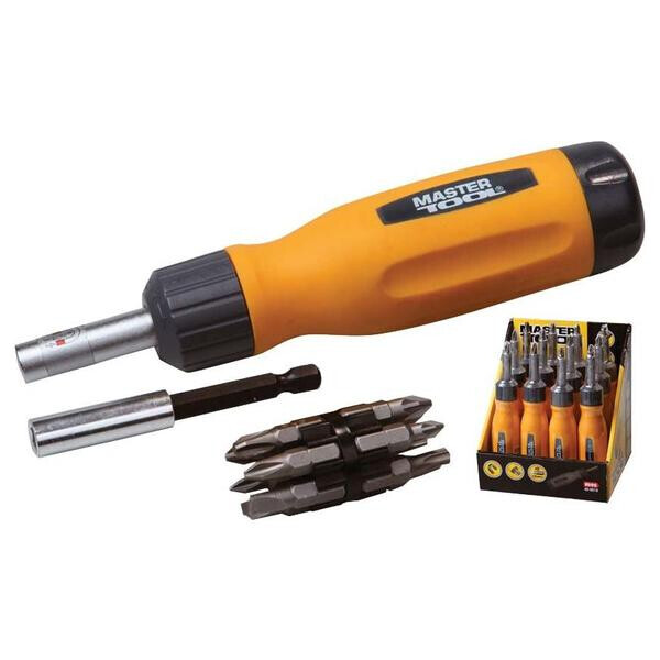 

Отвертка Mastertool - реверсивная 12 ед.(40-0518)