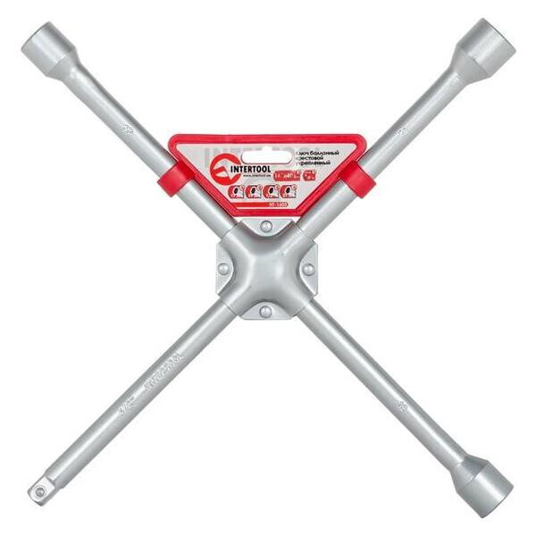 

Ключ баллонный крестообразный Intertool - 17 x 19 x 21 x 1/2Pro(HT-1603)