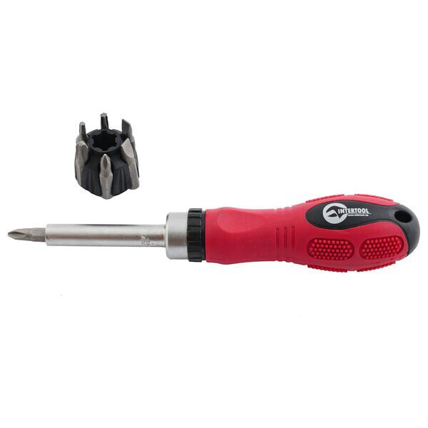 

Отвертка Intertool - реверсивная 7 ед.(HT-0408)