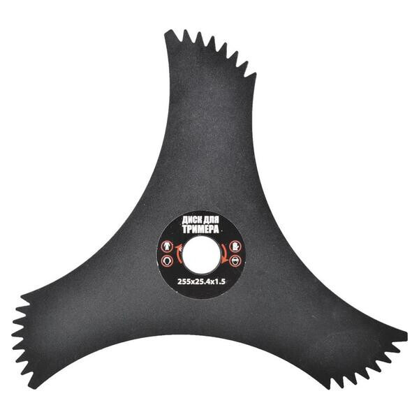 

Диск для триммера Mastertool - 3Т x 255 x 25,4 мм зуб(19-1916)