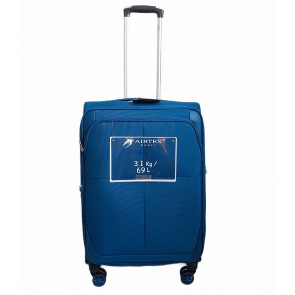 

Чемодан средний Airtex 826/24 синий